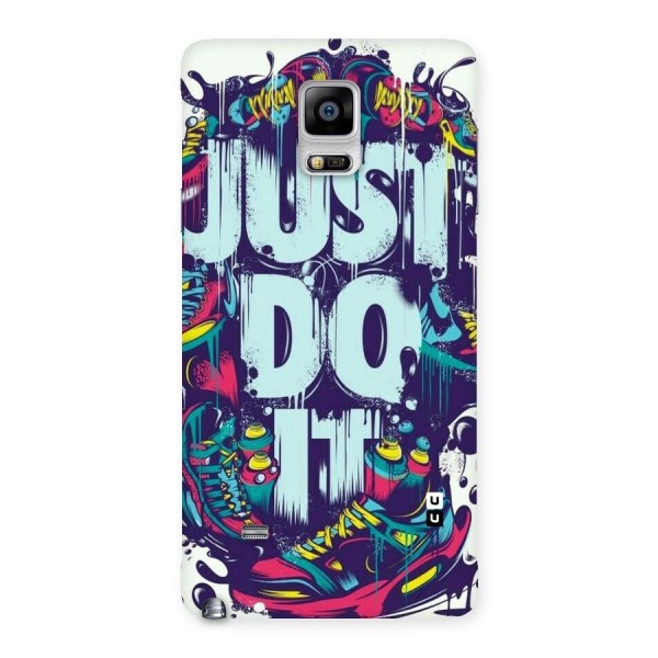 Do It Abstract Back Case for Galaxy Note 4