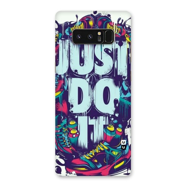 Do It Abstract Back Case for Galaxy Note 8