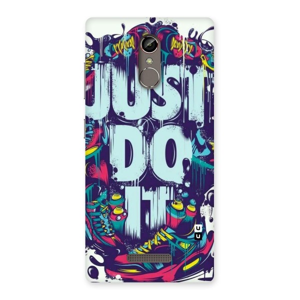 Do It Abstract Back Case for Gionee S6s