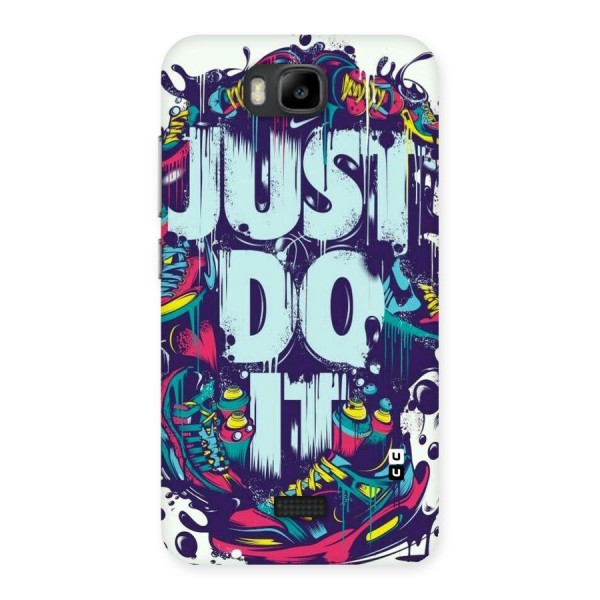 Do It Abstract Back Case for Honor Bee