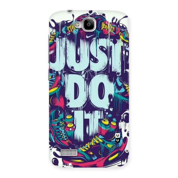 Do It Abstract Back Case for Honor Holly