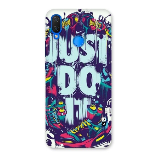 Do It Abstract Back Case for Huawei P Smart+