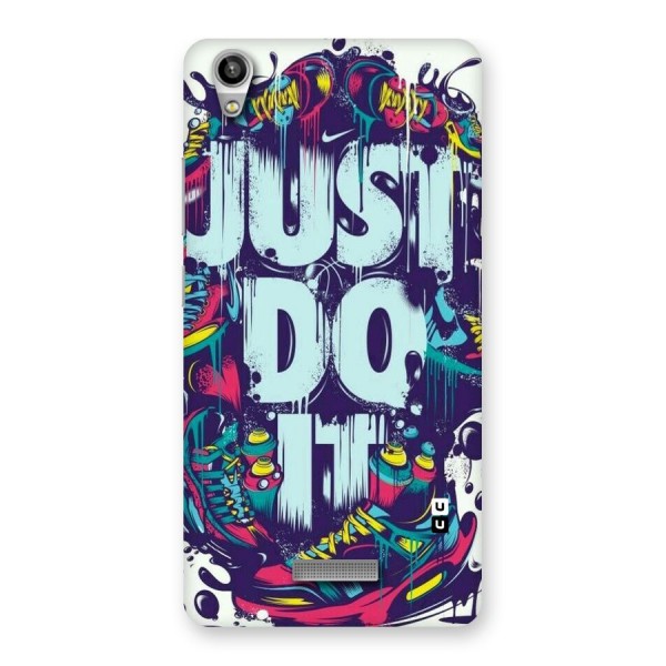 Do It Abstract Back Case for Lava-Pixel-V1
