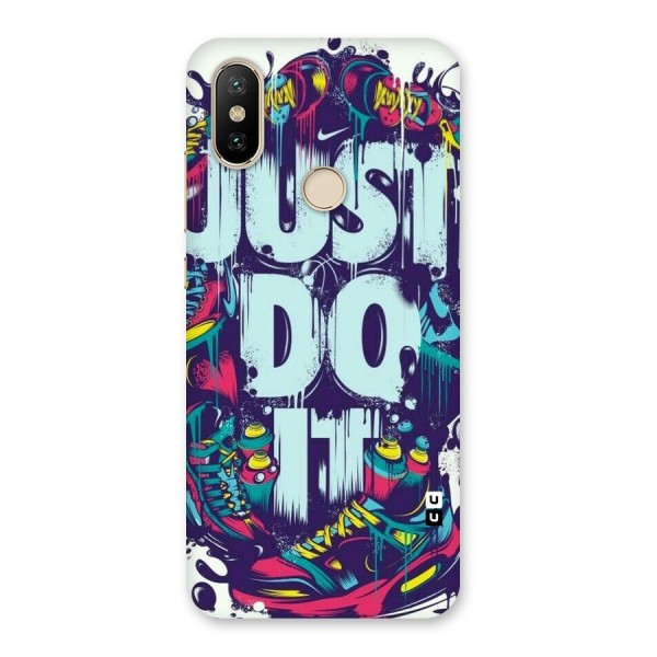 Do It Abstract Back Case for Mi A2