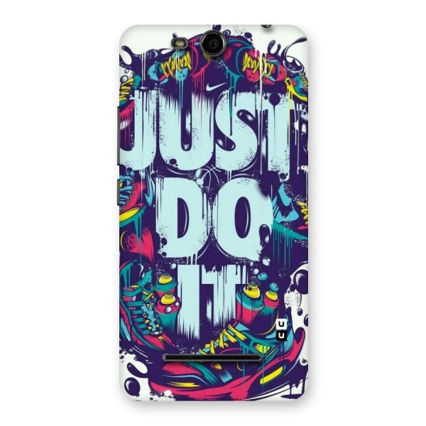 Do It Abstract Back Case for Micromax Canvas Juice 3 Q392