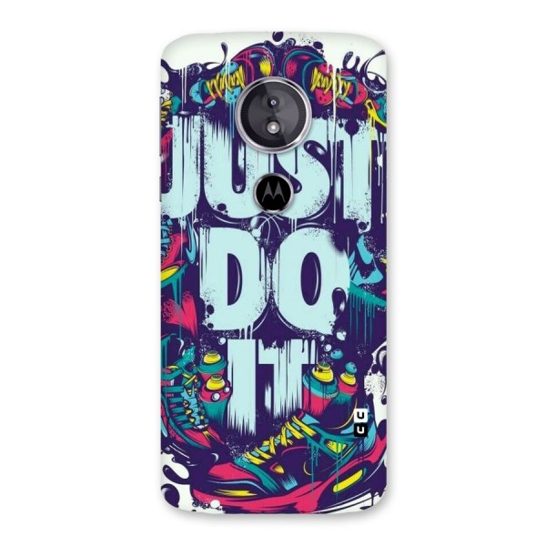 Do It Abstract Back Case for Moto E5