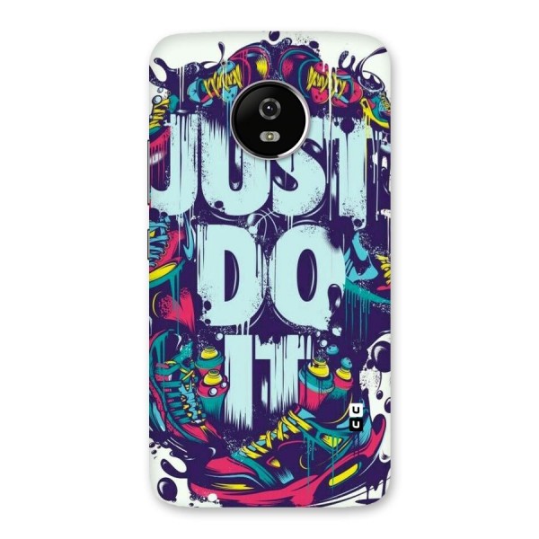 Do It Abstract Back Case for Moto G5