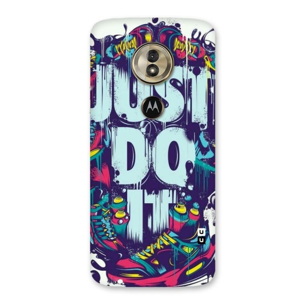 Do It Abstract Back Case for Moto G6 Play