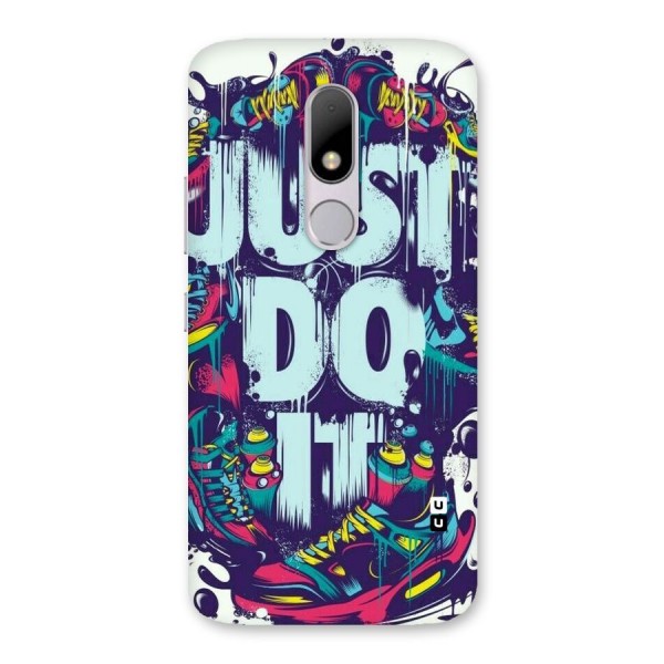 Do It Abstract Back Case for Moto M