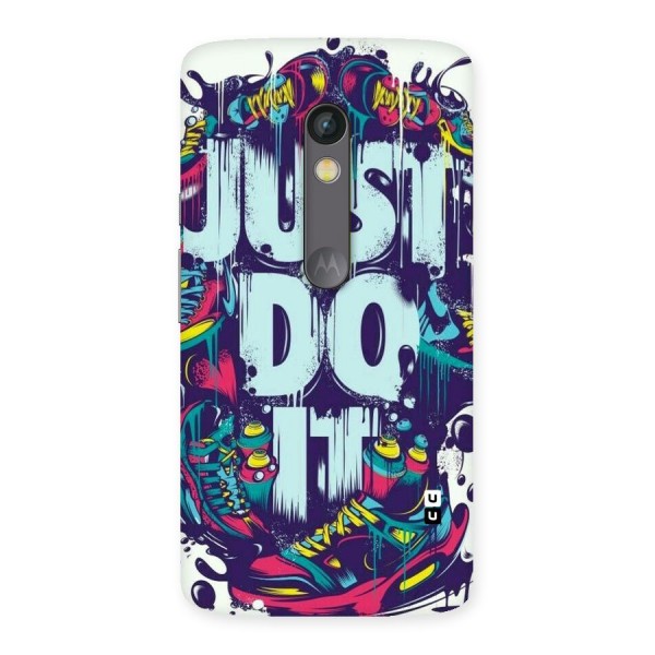 Do It Abstract Back Case for Moto X Play