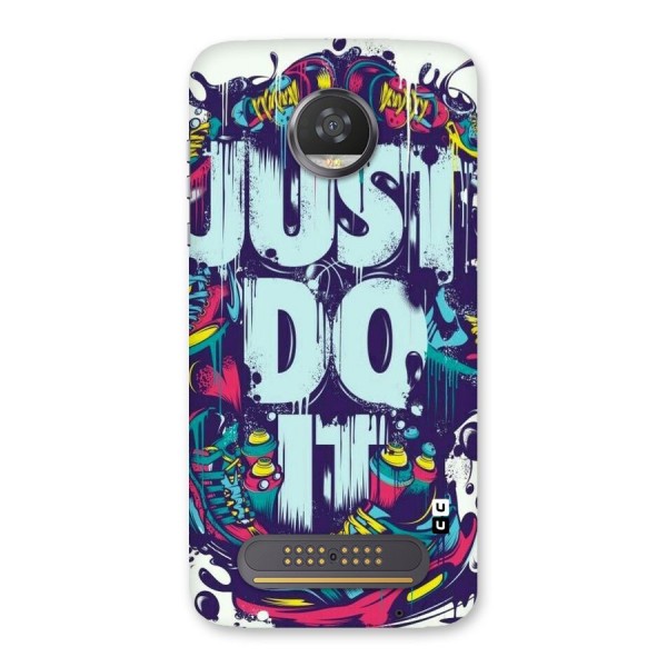 Do It Abstract Back Case for Moto Z2 Play