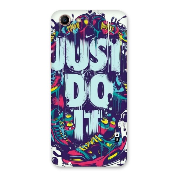 Do It Abstract Back Case for Oppo A83 (2018)