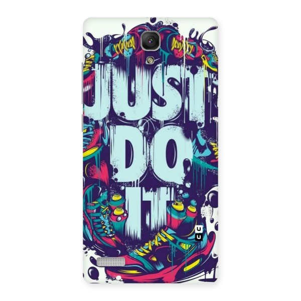 Do It Abstract Back Case for Redmi Note