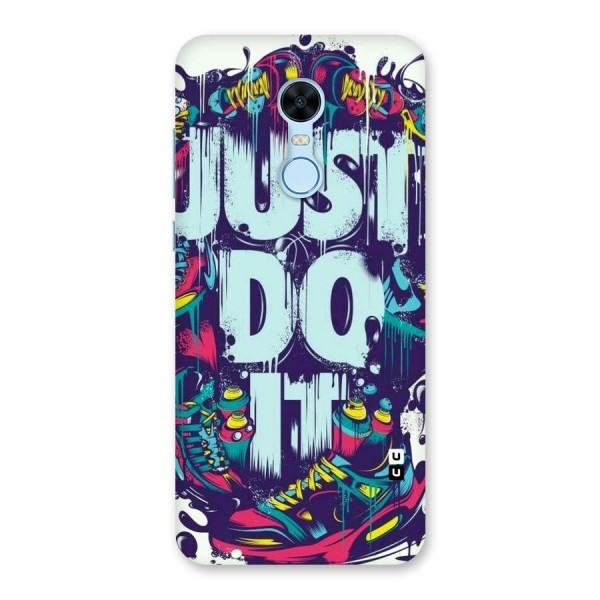 Do It Abstract Back Case for Redmi Note 5