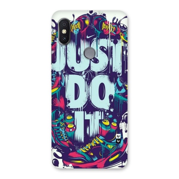Do It Abstract Back Case for Redmi Y2
