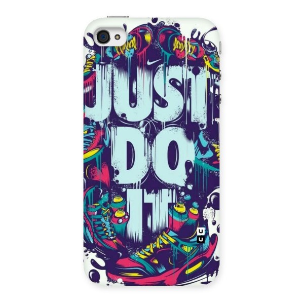 Do It Abstract Back Case for iPhone 4 4s