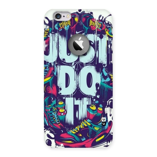 Do It Abstract Back Case for iPhone 6 Logo Cut