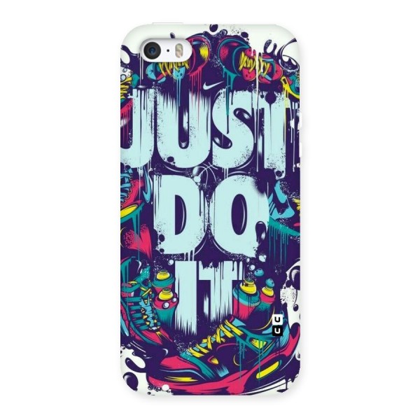Do It Abstract Back Case for iPhone SE