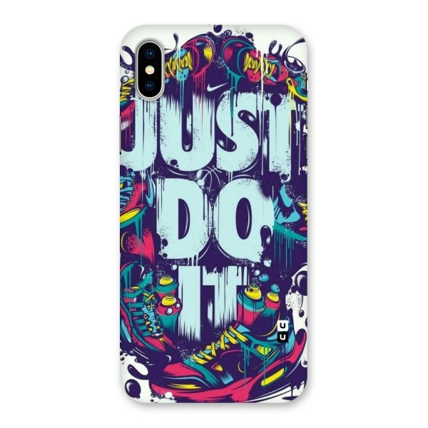 Do It Abstract Back Case for iPhone XS