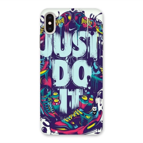 Do It Abstract Back Case for iPhone XS Max