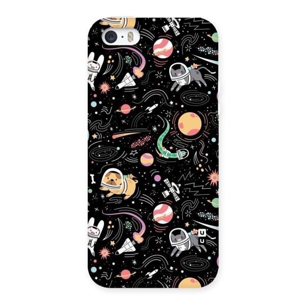 Dog Planetarium Back Case for iPhone SE