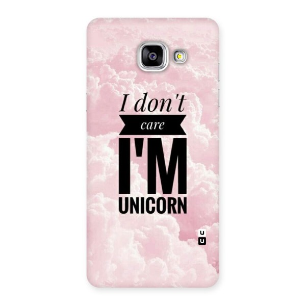 Dont Care Unicorn Back Case for Galaxy A5 2016