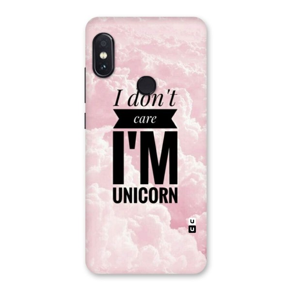 Dont Care Unicorn Back Case for Redmi Note 5 Pro