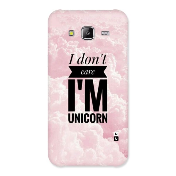 Dont Care Unicorn Back Case for Samsung Galaxy J5
