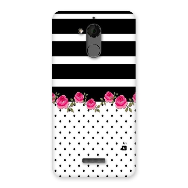 Dots Roses Stripes Back Case for Coolpad Note 5