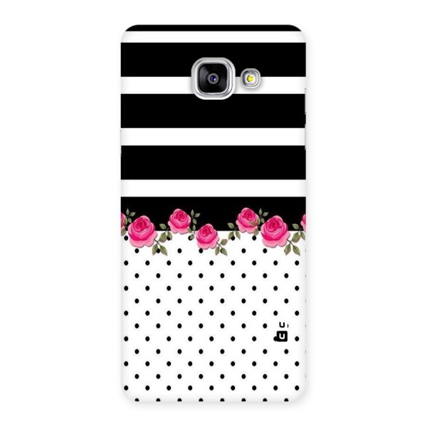 Dots Roses Stripes Back Case for Galaxy A5 2016
