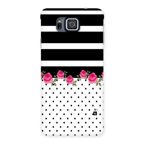 Dots Roses Stripes Back Case for Galaxy Alpha