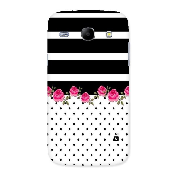Dots Roses Stripes Back Case for Galaxy Core