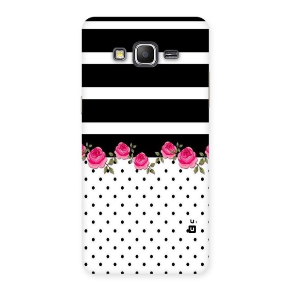 Dots Roses Stripes Back Case for Galaxy Grand Prime