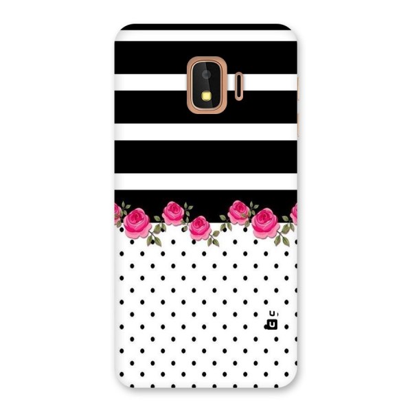 Dots Roses Stripes Back Case for Galaxy J2 Core