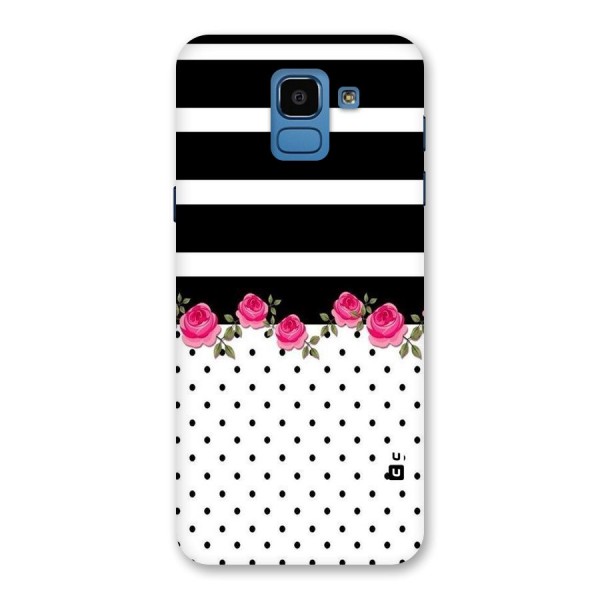 Dots Roses Stripes Back Case for Galaxy On6