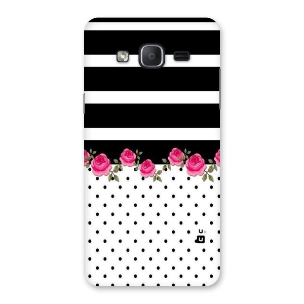 Dots Roses Stripes Back Case for Galaxy On7 2015