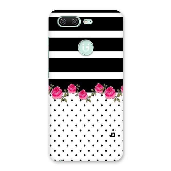 Dots Roses Stripes Back Case for Gionee S10