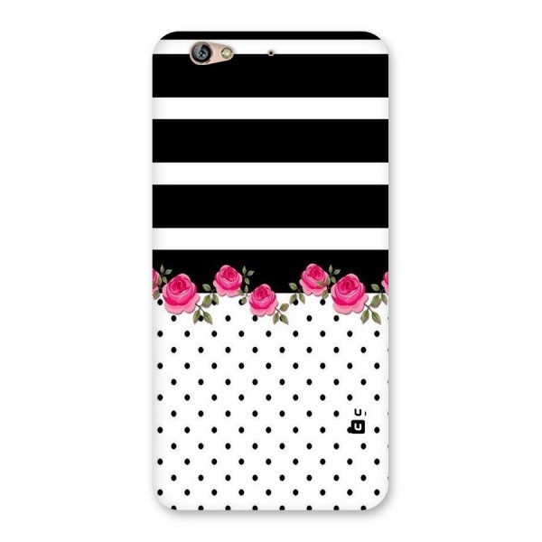 Dots Roses Stripes Back Case for Gionee S6