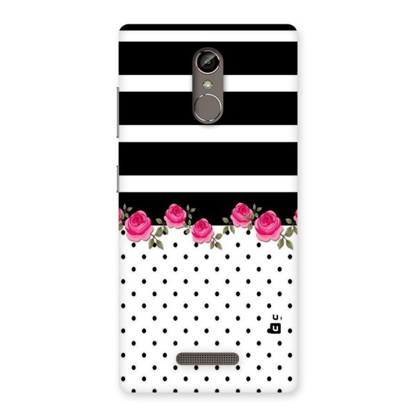 Dots Roses Stripes Back Case for Gionee S6s