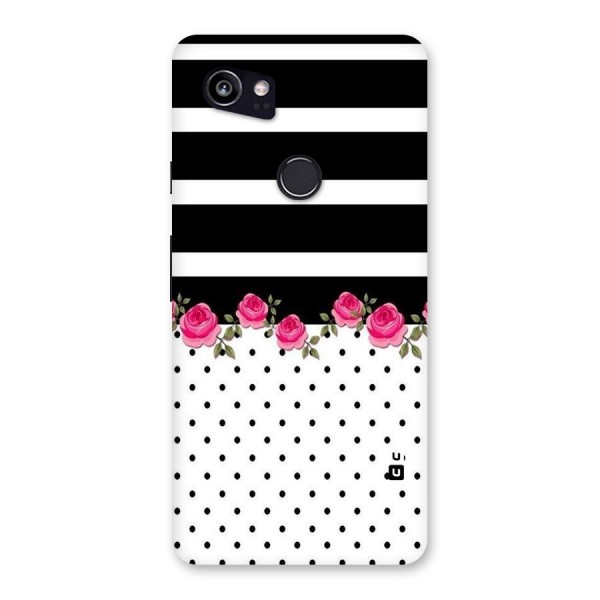 Dots Roses Stripes Back Case for Google Pixel 2 XL