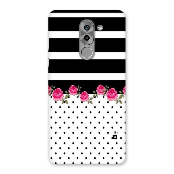 Dots Roses Stripes Back Case for Honor 6X