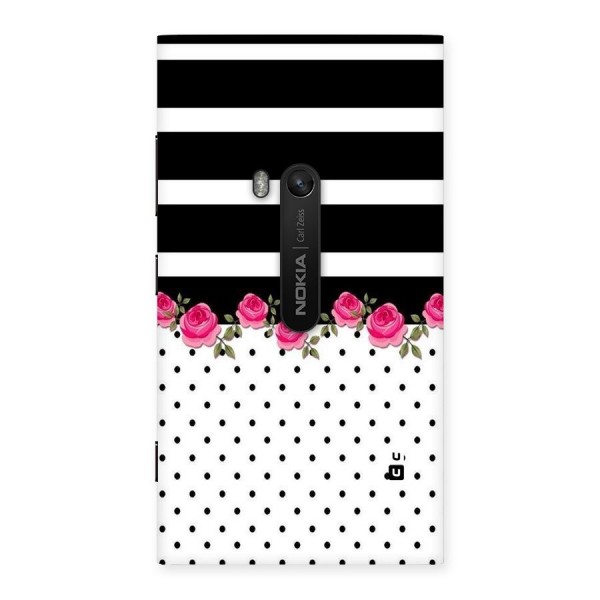 Dots Roses Stripes Back Case for Lumia 920