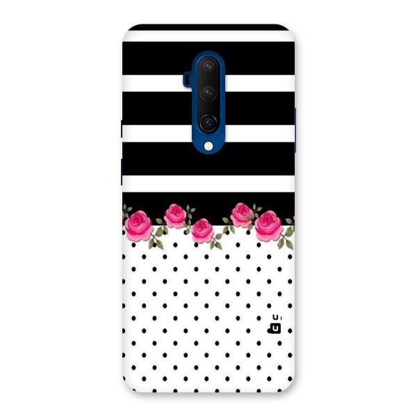 Dots Roses Stripes Back Case for OnePlus 7T Pro