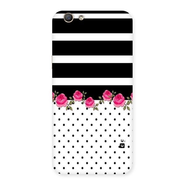Dots Roses Stripes Back Case for Oppo A59