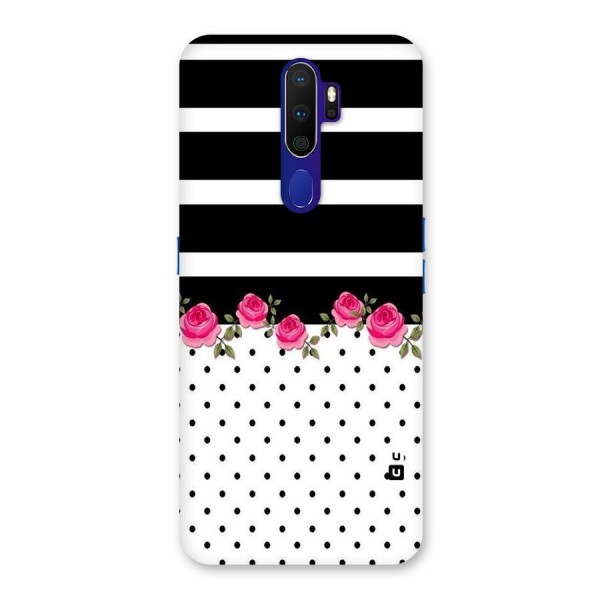Dots Roses Stripes Back Case for Oppo A9 (2020)