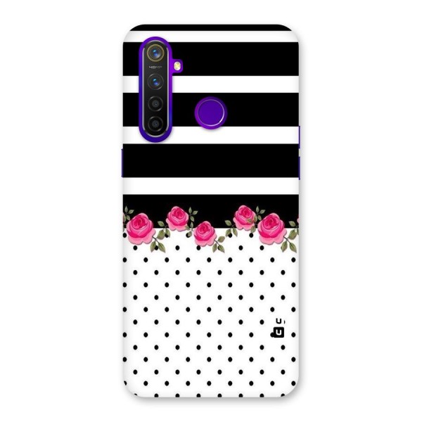 Dots Roses Stripes Back Case for Realme 5 Pro