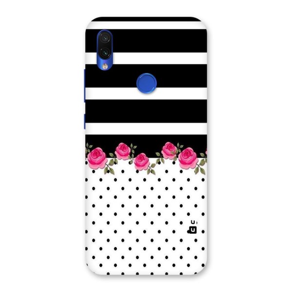 Dots Roses Stripes Back Case for Redmi Note 7S