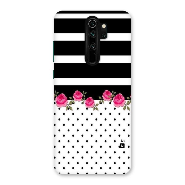 Dots Roses Stripes Back Case for Redmi Note 8 Pro