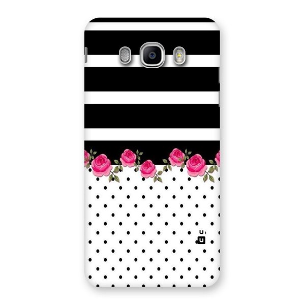 Dots Roses Stripes Back Case for Samsung Galaxy J5 2016
