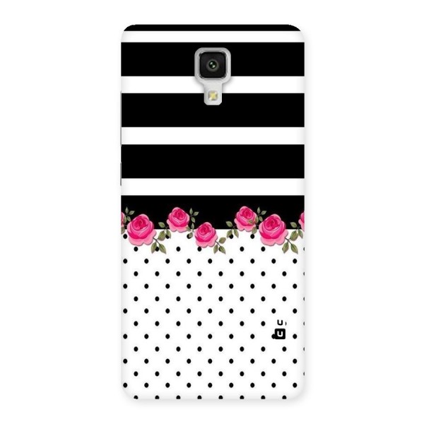 Dots Roses Stripes Back Case for Xiaomi Mi 4